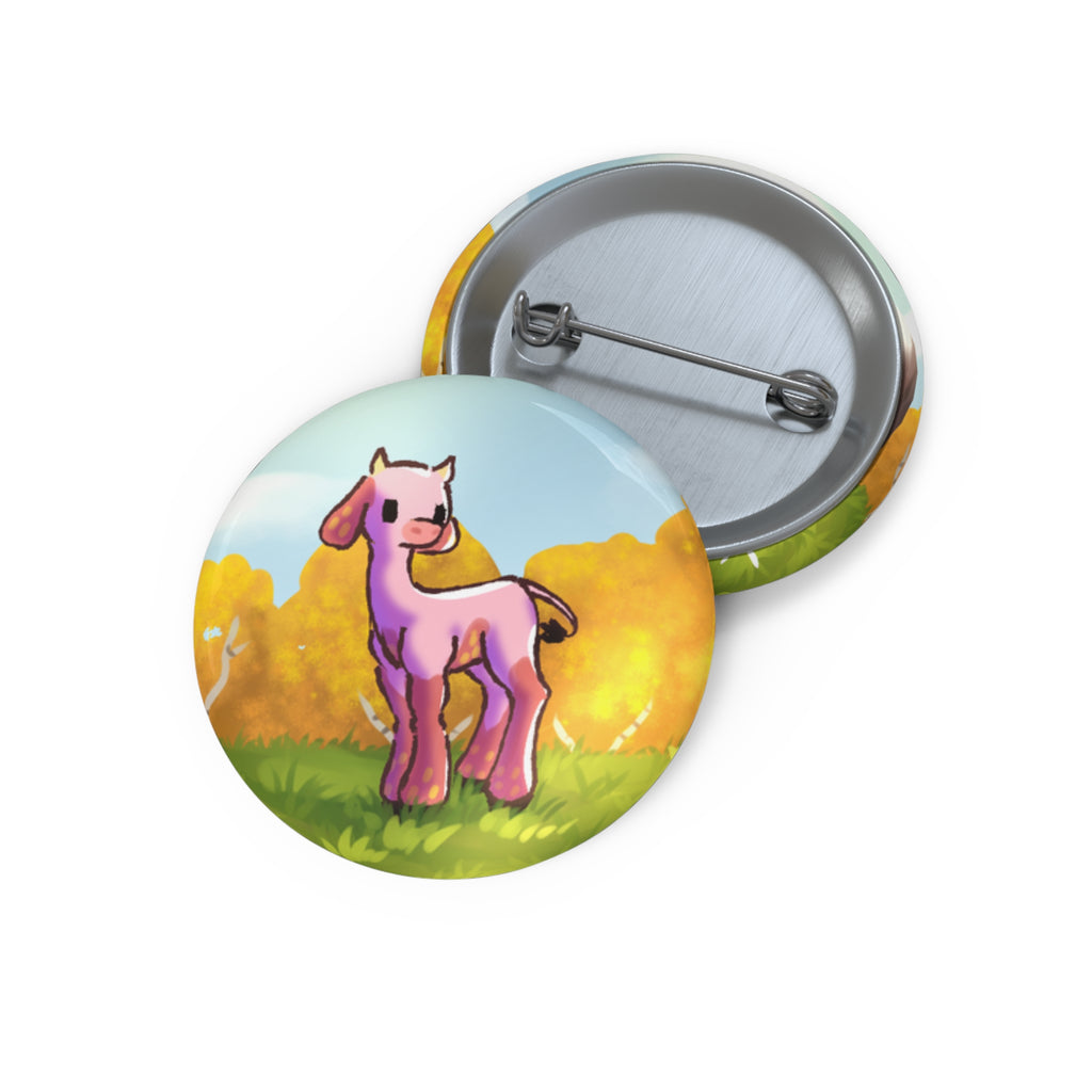 Strawberry Cow Pin