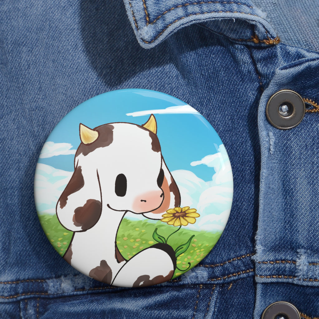 Moo Sonnenblume Icon Pin