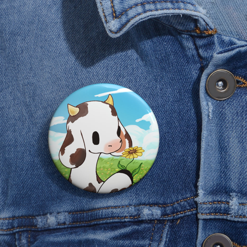 Moo Sonnenblume Icon Pin