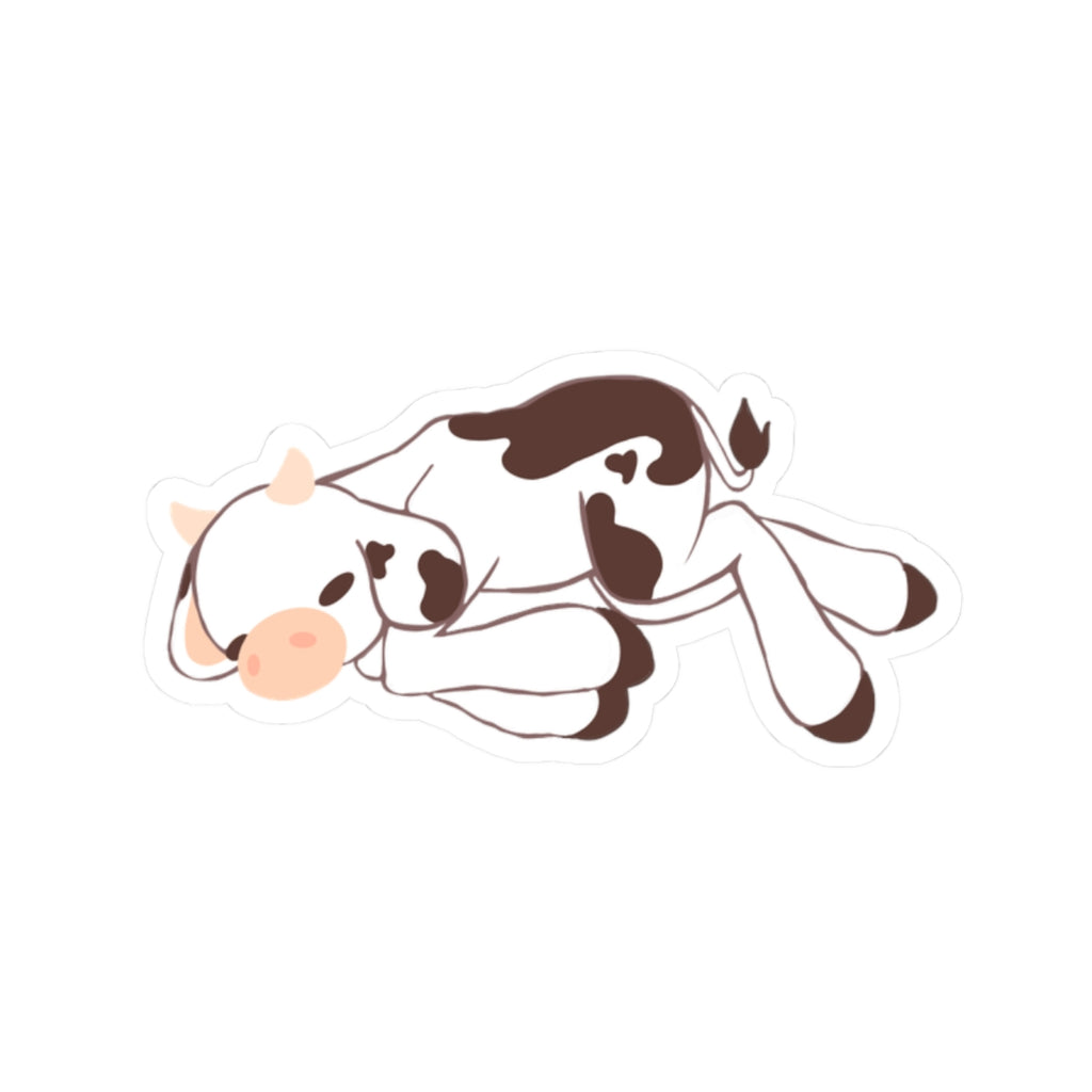 Sleeping Cow Sticker