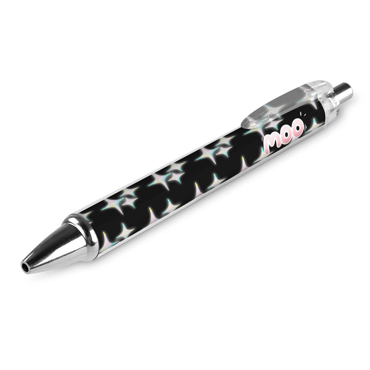 Moo Logo Black Ballpoint Pen